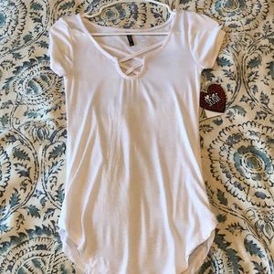 white soft tee shirt